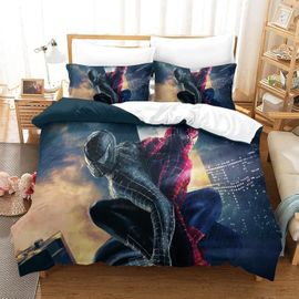 3d Spider-Man Duvet Cover Sets Bedding Set 3pcs Marvel Comics Quilt Cover Microfiber Polyester Comforter Cover Zipper