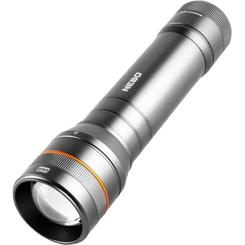asas456-Newton 1000-Lampe Torche-Lampe De Poche Led Étanche-Alimentation Par Piles Aa Avec Base Magnétique