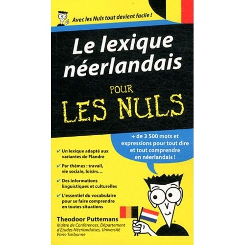 Le Lexique Néerlandais Pour Les Nuls