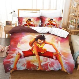 Parure De Lit One Piece Avec Luffy Le Chapeau De Paille - Ma Parure