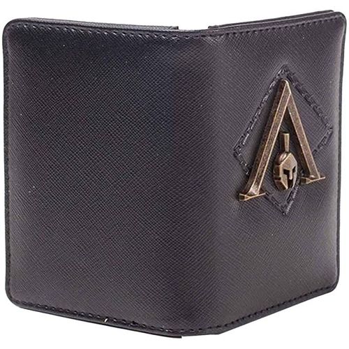 Assassin's Creed Odyssey - Portefeuille en métal haut de gamme avec insigne Odyssey et emplacement pour cartes