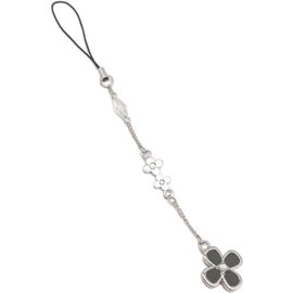 Asas456-Clovers Charm Chaîne De Téléphone Portable Avec Pendentif En Forme De Fleur De Dessin Animé En Alliage