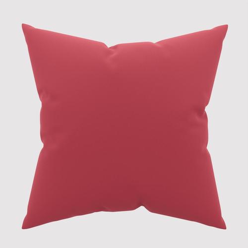 Taie D'oreiller Unie 63x63 Cm Zzz Rouge