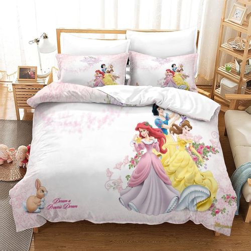Ensemble De Literie Disney Ensemble De Housse De Couette Dessin Anim¿¿ Film Housse De Couette D¿¿Cor Pour La Maison Chambre Couvre-Lit Housse 2 Taie D'oreiller 3 Pi¿¿Ces