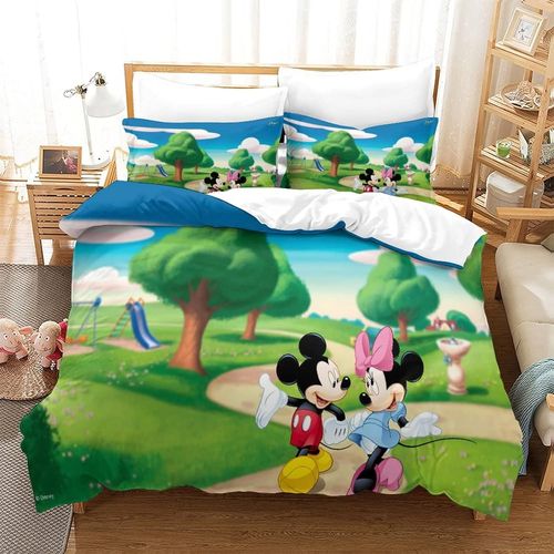 Housse De Couette Disney, Ensemble De Literie, Dessin Anim¿¿, Film, Housse De Couette Pour Gar?Ons Et Filles, Couvre-Lit Avec 2 Taies D'oreiller