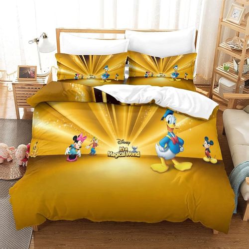 Ensemble De Literie Disney Ensemble De Housse De Couette Dessin Anim¿¿ Film Housse De Couette D¿¿Cor Pour La Maison Chambre Couvre-Lit Housse 2 Taie D'oreiller 3 Pi¿¿Ces