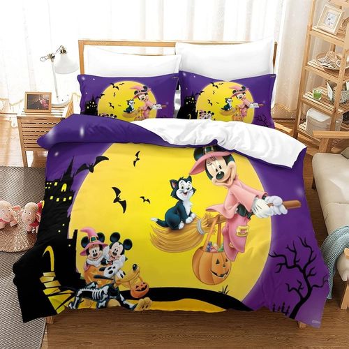 Ensemble De Literie Disney Ensemble De Housse De Couette Dessin Anim¿¿ Film Housse De Couette D¿¿Cor Pour La Maison Chambre Couvre-Lit Housse 2 Taie D'oreiller 3 Pi¿¿Ces