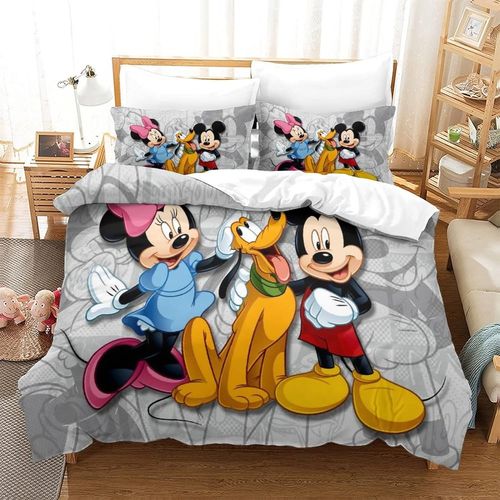 Housse De Couette Disney, Ensemble De Literie, Dessin Anim¿¿, Film, Housse De Couette Pour Gar?Ons Et Filles, Couvre-Lit Avec 2 Taies D'oreiller