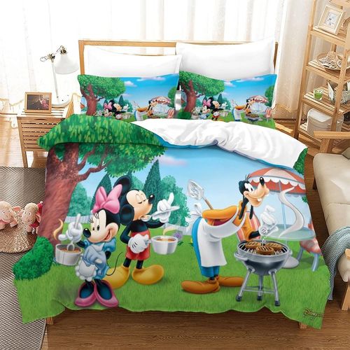 Housse De Couette Disney, Ensemble De Literie, Housse De Couette, Film De Dessin Anim¿¿, Pour Gar?Ons, Filles, Enfants Et Adolescents, Literie Avec 2 Taies D'oreiller