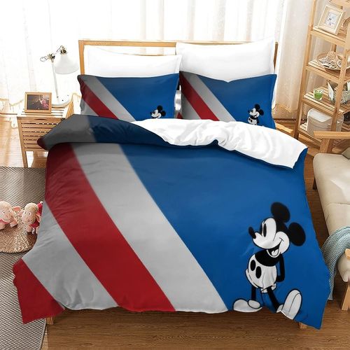 Ensemble De Literie Disney, Housse De Couette, Dessin Anim¿¿, Film, D¿¿Coration Pour La Maison, Chambre ¿¿ Coucher, Couvre-Lit, 1 Taie D'oreiller