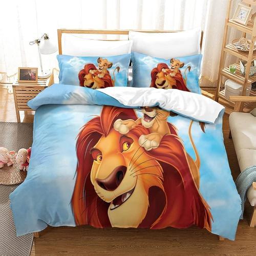 Le Roi Lion Housse De Couette Dessin Anim¿¿ Film Ensemble De Literie Housse De Couette Pour Enfants Gar?Ons Filles Housse De Couette L¿¿G¿¿Re En Microfibre