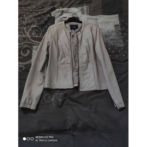 Veste Simili Cuir Femme