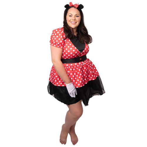 Déguisement Miss Mouse Grande Taille Femme - Taille: Xxl