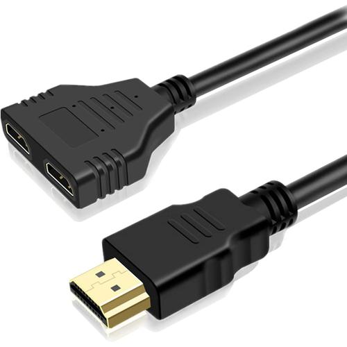 Adaptateur de Split HDMI 1-2 Double conversion du signal de câble