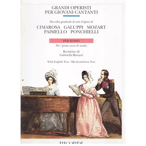 Grandi Operisti Per Giovani Cantanti Per Basso