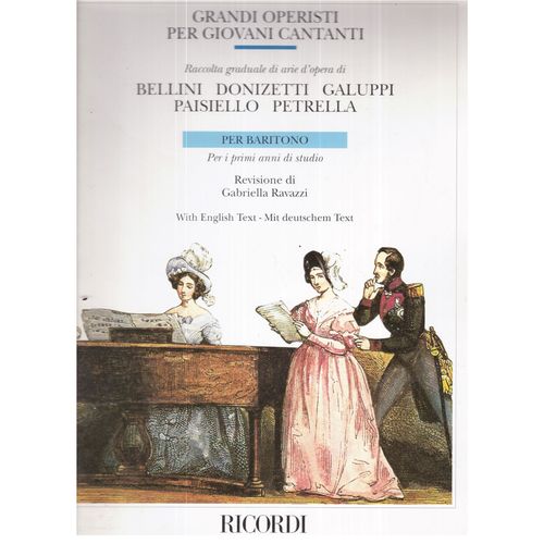 Grandi Operisti Per Giovani Cantanti Per Baritono
