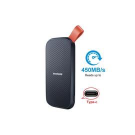 Samsung T7 MU-PC2T0H - SSD - chiffré - 2 To - externe (portable) - USB 3.2  Gen 2 (USB-C connecteur) - AES 256 bits - bleu indigo