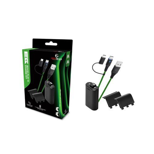 Egogear - Sch10 Play, Charge Kit - Xbox Series X-S, Xbox One - Autonomie 32h - Noir