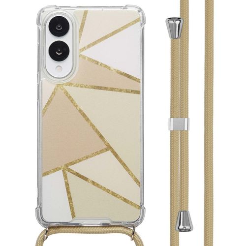 Imoshion Coque Design Avec Cordon Samsung Galaxy S25 Edge Beige Graphic