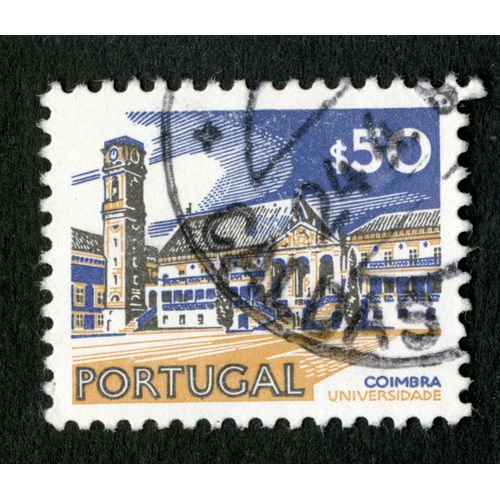 Timbre Oblitéré Portugal, Coimbra Universidade, S50