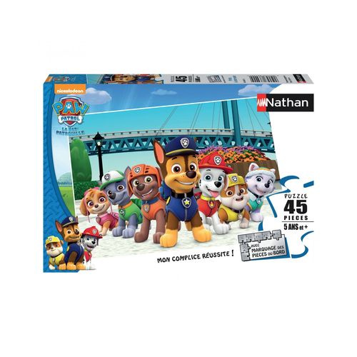 Puzzle N Nathan Puzzle 45 P - Prêts À Intervenir / Pat'patrouille