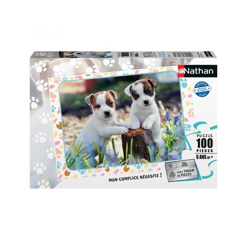 Puzzle N Nathan Puzzle 100 P - Les Petits Jack Russell