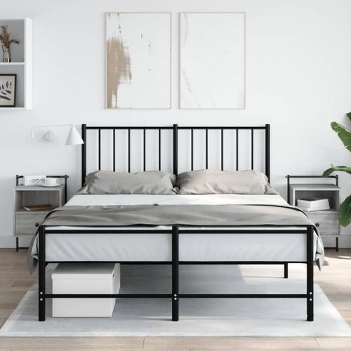 Vidaxl Table De Chevet Murale 2 Pcs Sonoma Gris 40x30x61 Cm