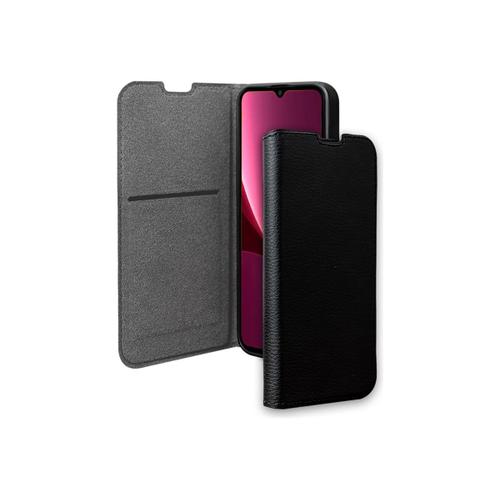 Bigben Connected - Étui À Rabat Pour Téléphone Portable - Portefeuille Pliable - Plastique - Noir - Pour Xiaomi 12t, 12t Pro