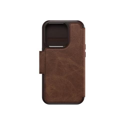 Otterbox Strada Series Folio - Étui À Rabat Pour Téléphone Portable - Compatibilité Avec Magsafe - Cuir - Espresso (Brun) - Pour Apple Iphone 15 Pro