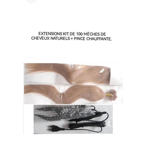 Kit Extensions Cheveux + Pince Chauffante 