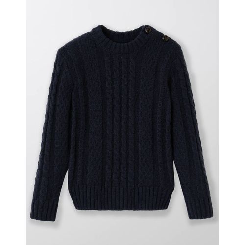 Pull Garçon En Maille Torsadée Oeko-Tex® (Vertbaudet)