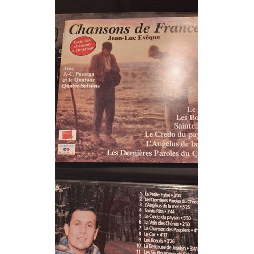 15 Chansons De France Le Cor La Petite Eglise Les Dernières Paroles Du Christ L'angélus De La Mer Sainte Rita Le Credo Du Paysan Par Jean-Luc Evêque Baryton Jean-Claude Passaga Quatuor Quatre Saisons