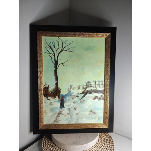 Tableau Paysage Hivernal