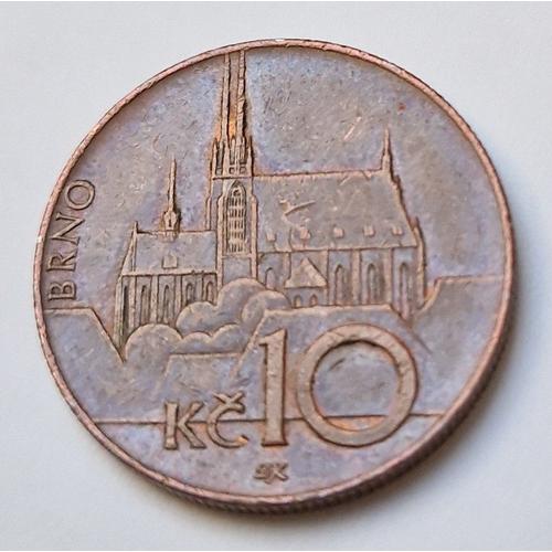 Pièce De Monnaie 10 Korun 2008 République Tchèque