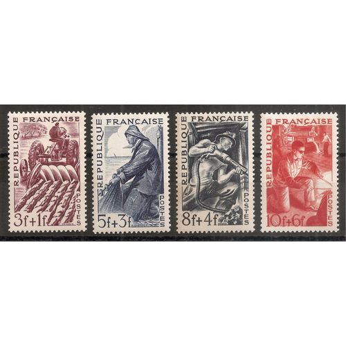 823 À 826 (1949) Série Des Métiers N** (Cote 5e) (7130)