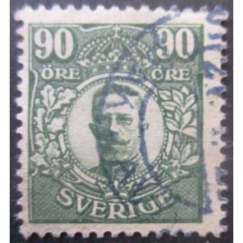 Suede N°104 Gustave 5 Oblitéré