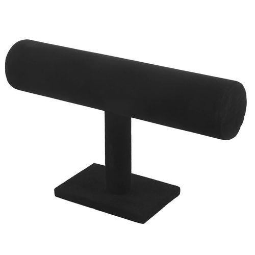Stand Bracelet Chaîne Bangle Montre T-Bar Rack Holder Display Bijoux Noir