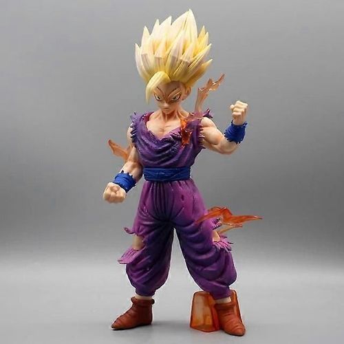 Dragon Ball Z 32cm Son Gohan Figura Dbz Ssj2 Super Saiyajin 2 Figuras de Anime Estatua Figura Pvc Modelo Coleccionable Muñeca Juguetes Regalo