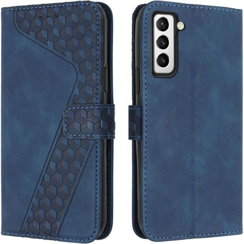 Coque Pour Samsung Galaxy S21 Plus 5g, ¿¿Tui Housse Protection En Cuir Pu [Pochette De Portefeuille] [Magn¿¿Tique], Antichoc Etui ¿¿ Rabat Pour Samsung S21 Plus 5g (Bleu)