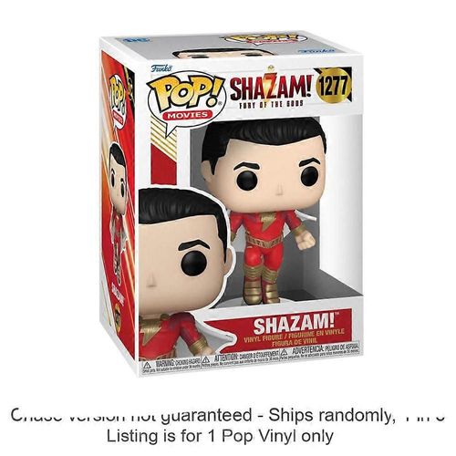 Funko Pop Movie Shazam 2 Fury Of The Gods Collectible Vinyl Chase Ships 1 In 6