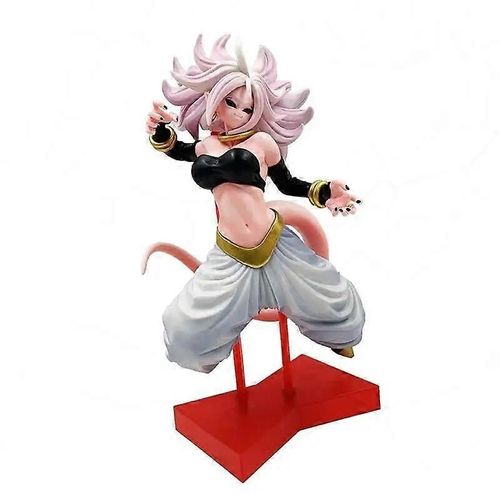 22cm Dragon Ball Majin Buu Android 21 Figura Z Niña No.21 Pvc Modelo Figura Anime Buu Dbz Colección de Juguetes Adorno Niños Regalo de Navidad