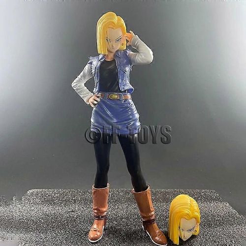 Anime Dragon Ball Z Android 18 Figura Android 18 26cm PVC Figura de Acción Colección Modelo Juguetes Para Niños Regalos