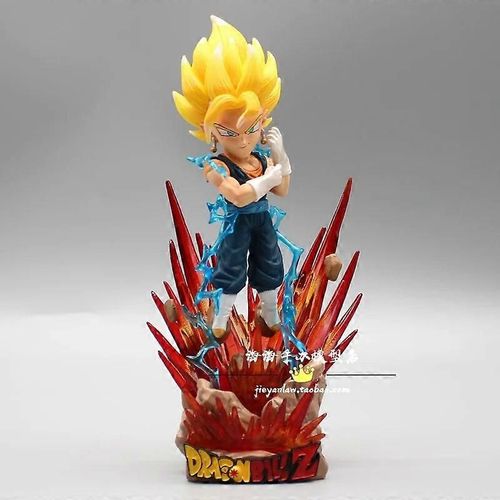 Dragon Ball Anime Gk Strongest Warrior Series Small Version Of Vegetto Model Ornament Pvc Action Figure 16cm Toys Gifts Figurine