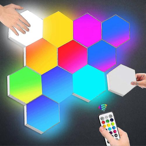 Appliques Murales Led Intelligentes Avec Télécommande Et Éclairage D'ambiance Rvb Tactile