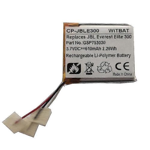 Batterie GSP7530 pour casque Bluetooth JBL Everest Elite 300 E45BT Duet BT