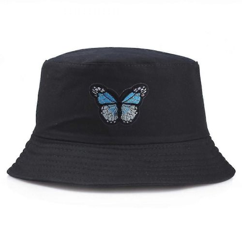 Bob Brodé Tendance Pour Homme Et Femme, Style Seau, Pour L'été, Pour Adolescent (Noir) Ty