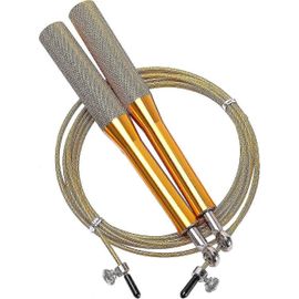 Corde À Sauter, Poignées En Alliage D'aluminium, Roulements Métalliques, Corde À Sauter En Fil D'acier Pour Entraînement Physique Lcx-02