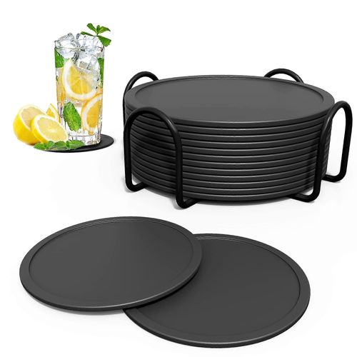Lot De 12 Sous-Verres En Silicone | Dessous De Verre | Dessous De Verre | Dessous De Verre | Dessous De Verre
