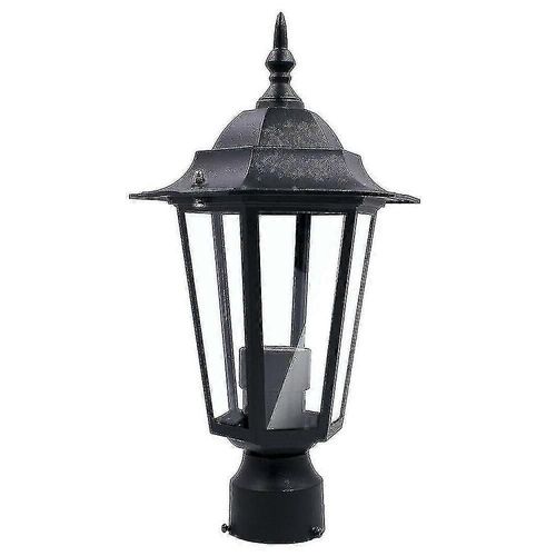 Lampadaire D'extérieur Pour Jardin, Terrasse, Allée, Cour, Lanterne, Dessus Noir