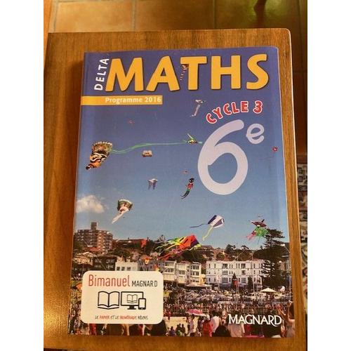 Maths 6ème Programme 2016 Edition Magnard